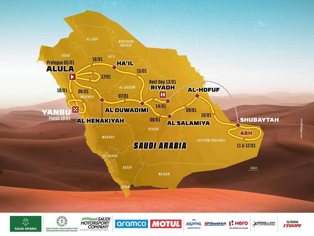 Dakar 2024: el recorrido de la 5ª edición en Arabia Saudita 2 Dakar 2024 3