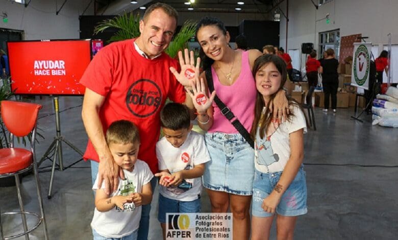 Tricampeón solidario: Mariano Werner colaboró con los más necesitados 1 Werner solidario