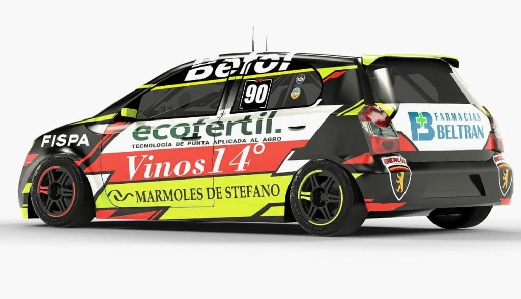 El más bonito: Nicolás Palau presentó el diseño de su Etios 3 TP Palau 2