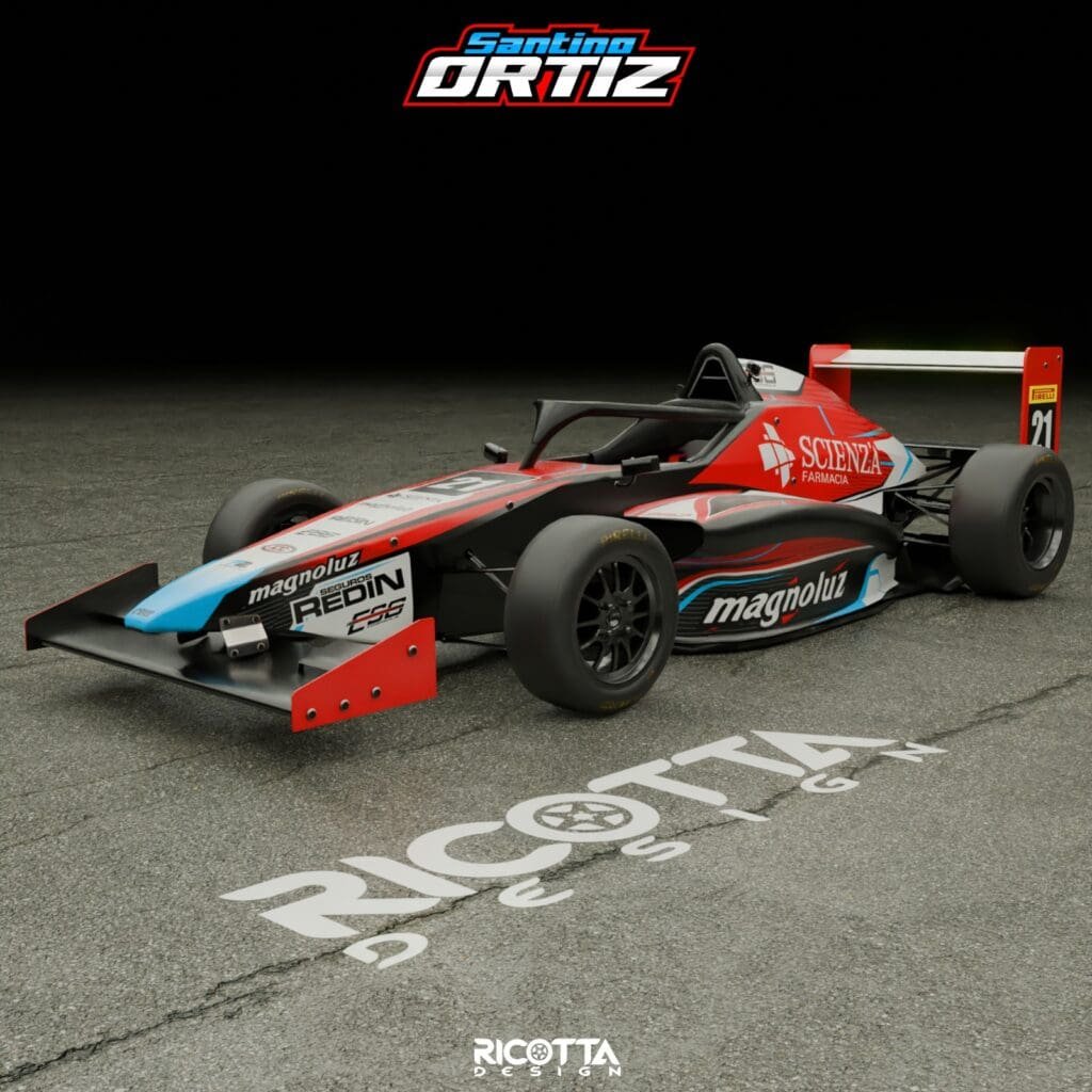 Listo para el debut: Santino Ortiz, preparado para Viedma 4 Ortiz auto 1