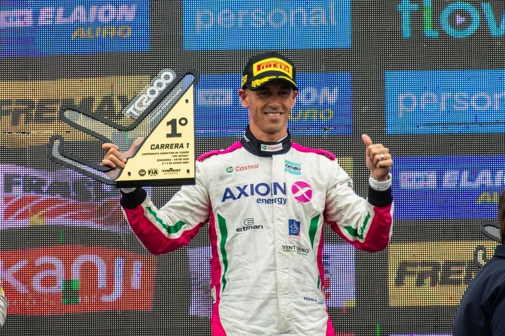 Apertura en Concordia: Pernía y Llaver pisaron fuerte 3 Pernia TC2000 F1 podio