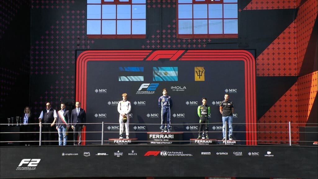 ¡Te pasaste, Flaco!: Colapinto ganó la Fórmula 2 en Imola 4 F2 Colapinto 3