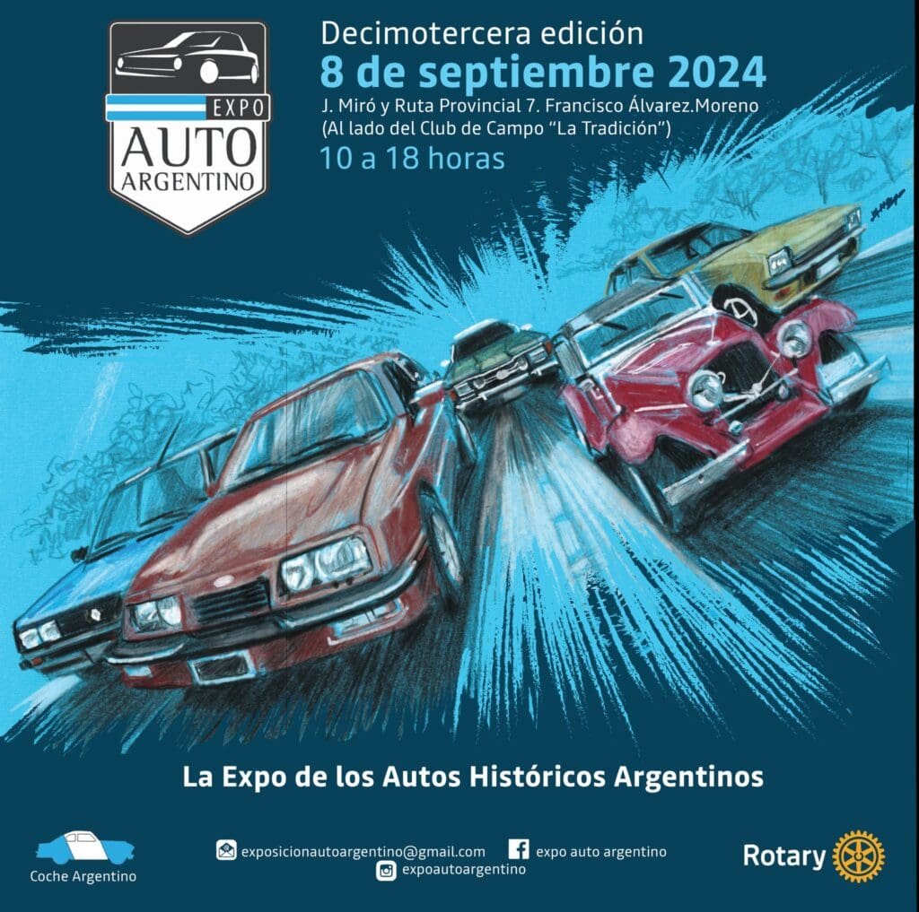Expo Auto Argentino: ya tiene fecha la muestra de clásicos 3 EAA 2024 1