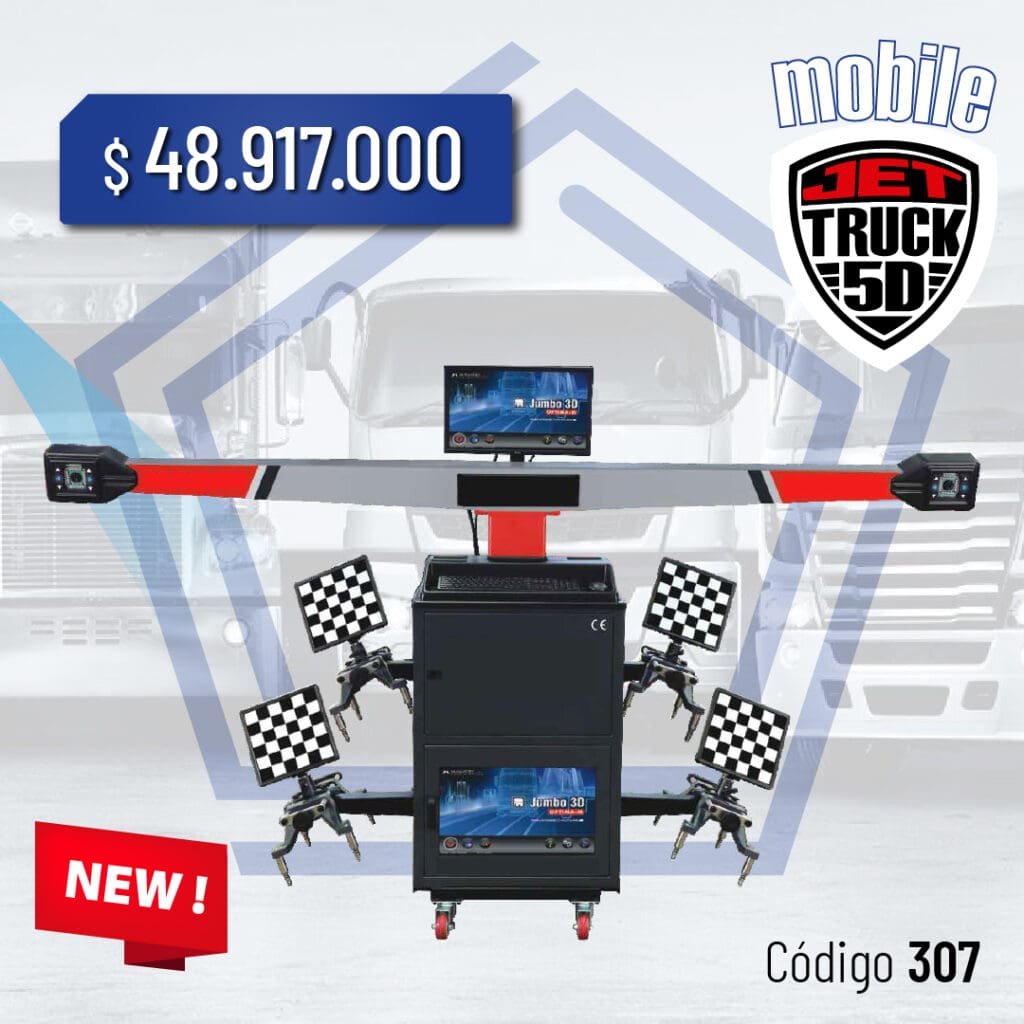 Precisión y velocidad: nuevas alineadoras Maquin Parts 5D para camiones 3 Maquin mobile