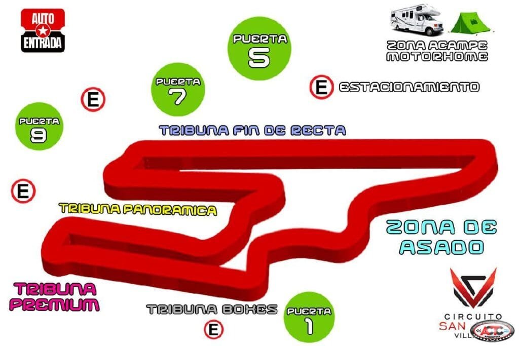 Viví la fiesta en Villicum: ya están en venta las entradas 3 TC San Juan mapa