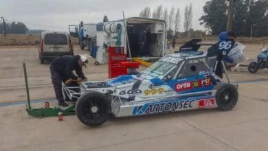 Prueba en San Cayetano: Diego González aceleró el Ford 13 Gonzalez 1