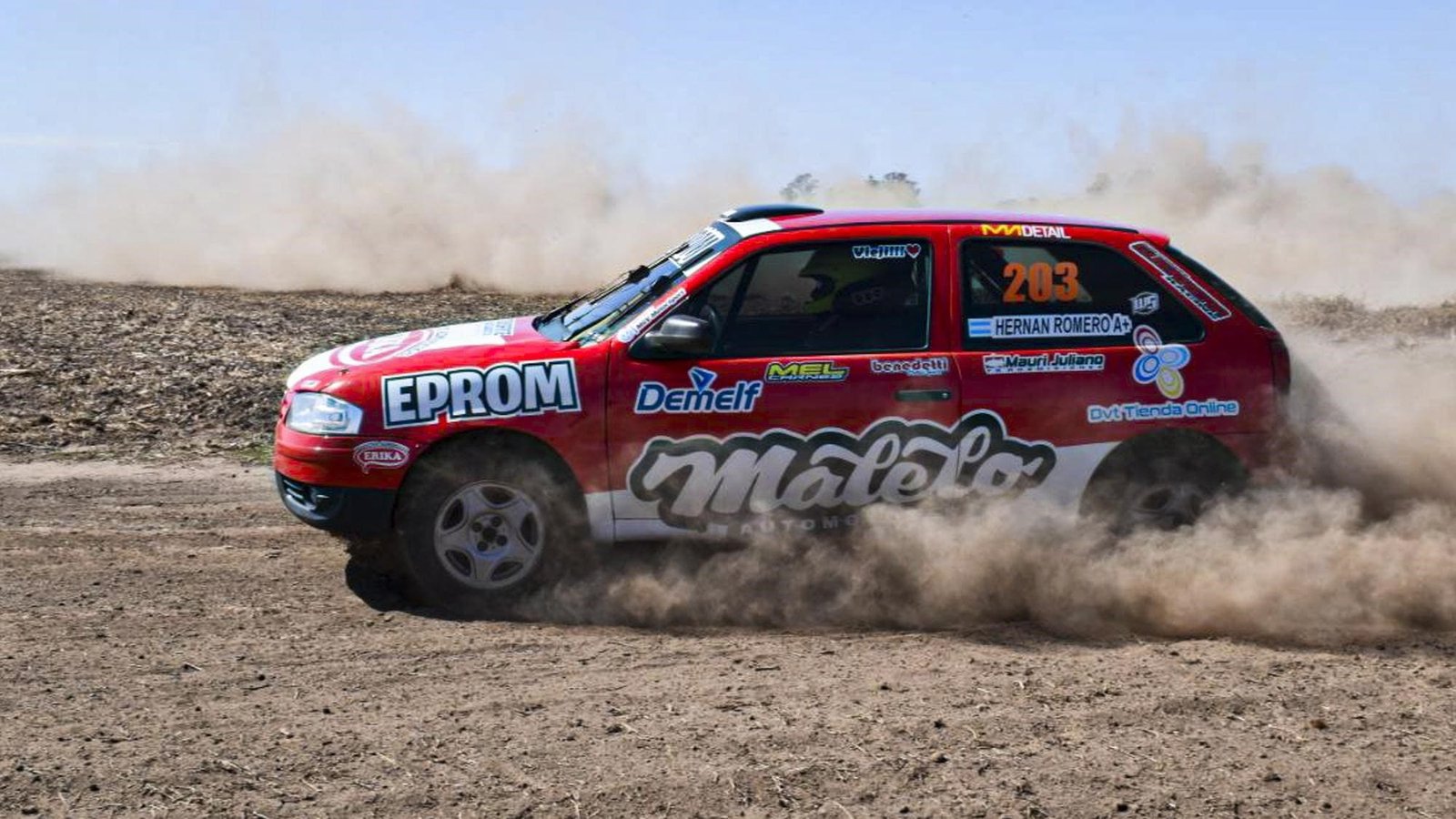 Rally de Hughes: una fecha exigente para la dupla Romero y Gobernatore