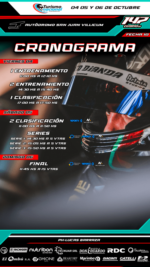 Primera vez en Villicum: Dianda acelerará en San Juan 4 83c358a5 5bd8 8096 4de4 a910d49e6aa8