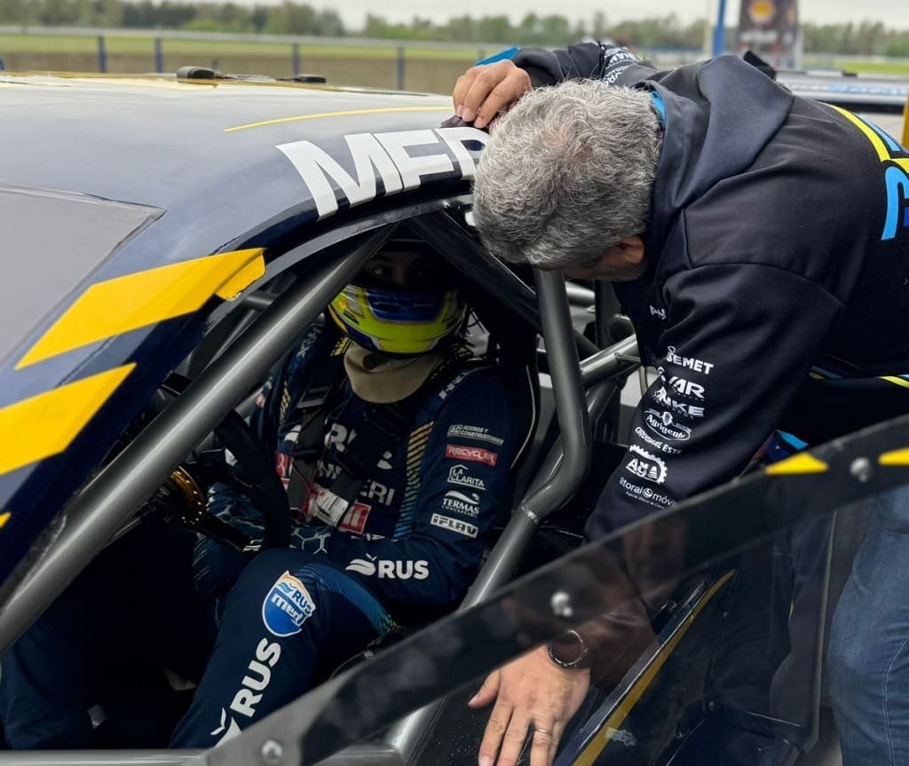 Ensayo exitoso: Bonelli probó el Camaro del RUS MED Team 4 TC Camaro prueba Bonelli2