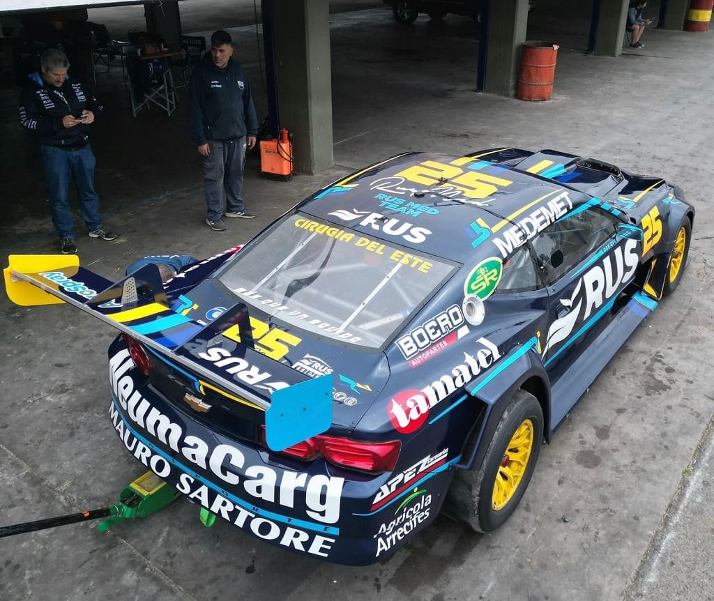 Ensayo exitoso: Bonelli probó el Camaro del RUS MED Team 3 TC Camaro prueba Bonelli3