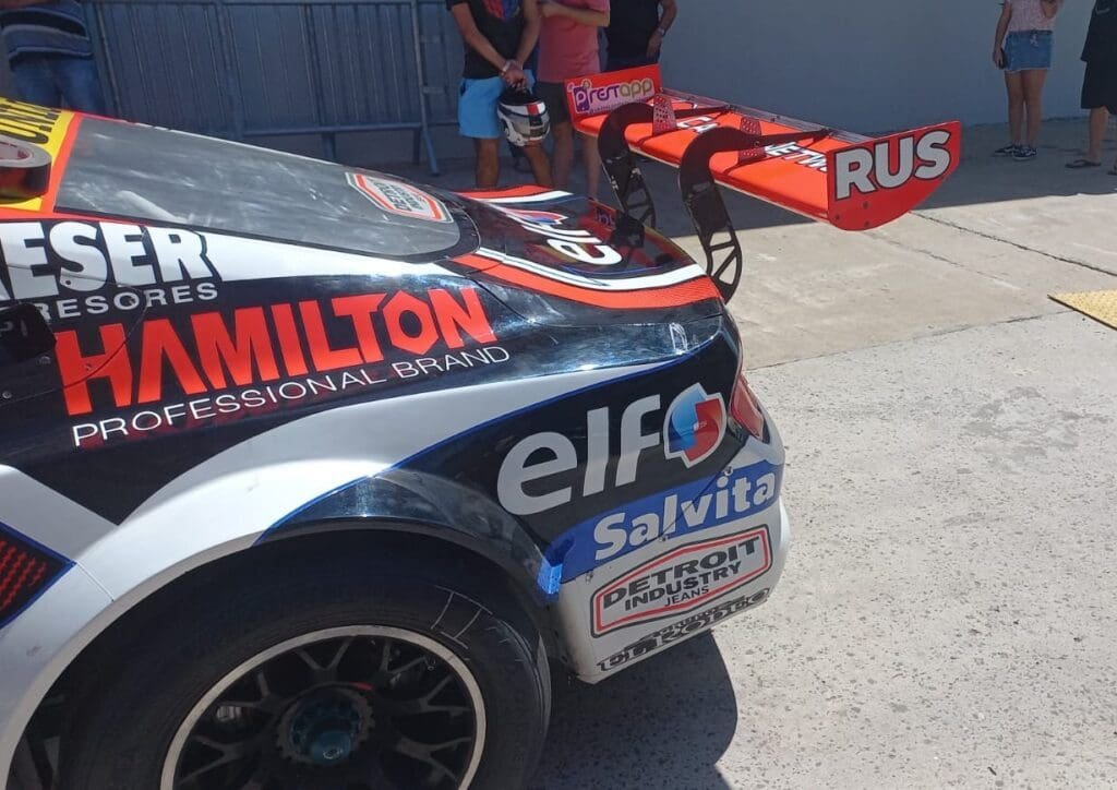 Pruebas aerodinámicas: Werner y Canapino trabajan con la ACTC 8 TC pruebas SN 4