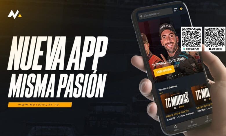 Nueva app: viví el TC y todo el automovilismo en MotorPlay 1 Motorplay