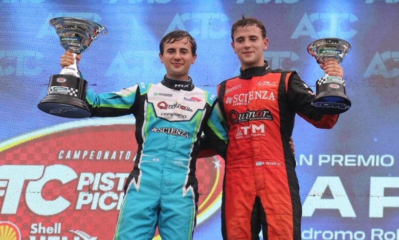 Los Ochoa en el podio de La Plata