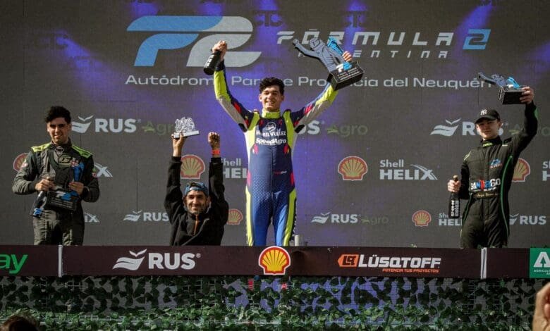 Díaz especial: “Nacho” ganó la segunda carrera en Neuquén 1 Diaz F2