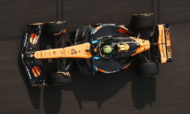 Norris se quedó con la primera pole de F1