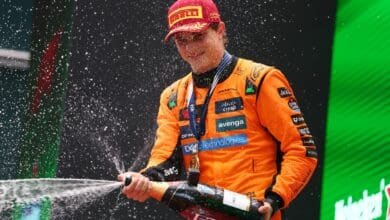 Piastri festeja su tercer triunfo en F1