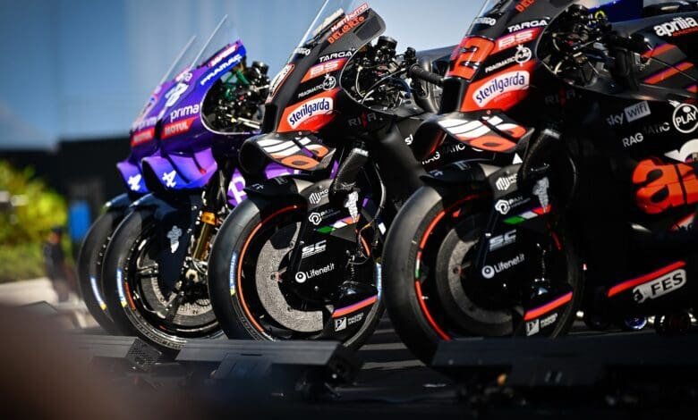 Las motos de MotoGP ya se preparan para la cita argentina