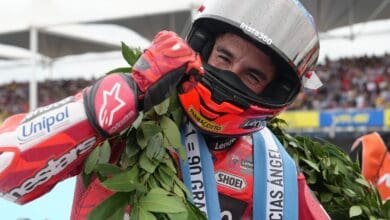 Gran hermano: Marc conquistó el duelo de Márquez en Termas 7 Márquez celebra un nuevo triunfo en Argentina