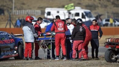 Los servicios de rescate del TC en plena tarea en El Calafate