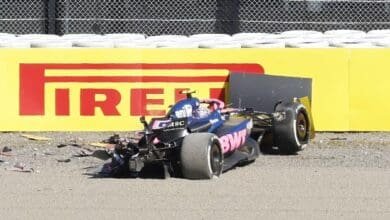 Así quedó el Alpine de Doohan