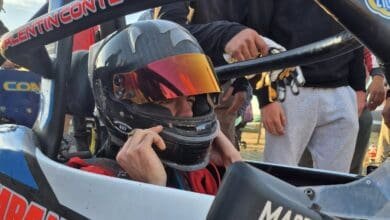 Todino se dio el gusto de manejar un F1 sobre tierra