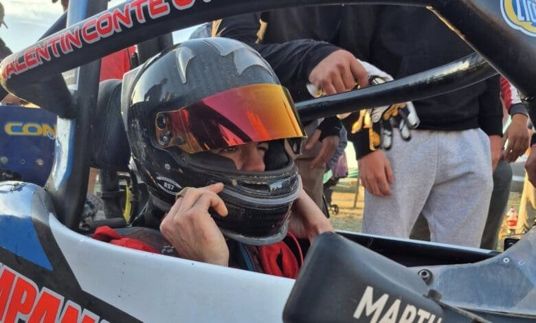 Todino se dio el gusto de manejar un F1 sobre tierra