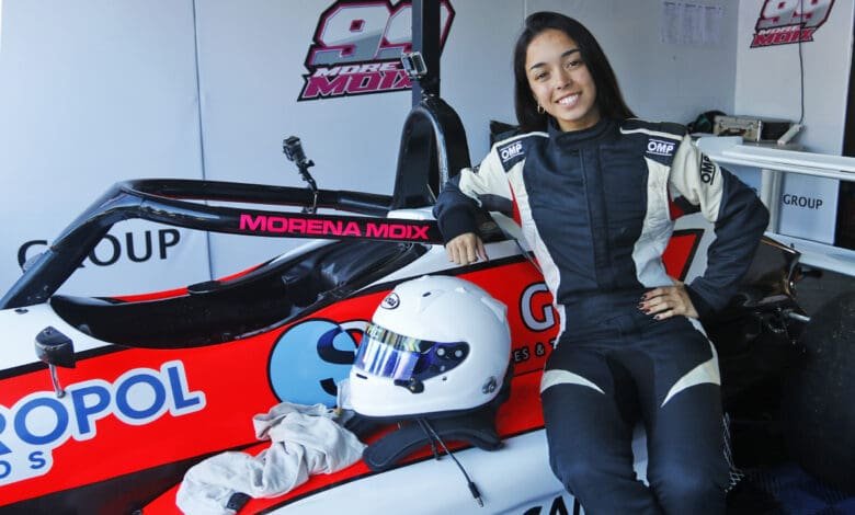 Moix corrió la tercera carrera con su auto