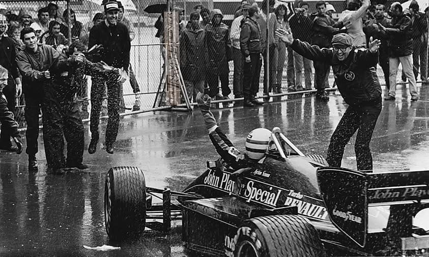 Master class en Estoril: Ayrton, el domador de tormentas 6 Senna Estoril 4