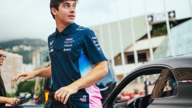 Colapinto mostró el circuito mediante el simulador