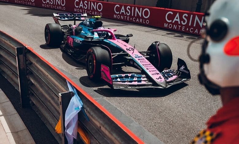 Colapinto dio más de 60 vueltas al circuito de Mónaco