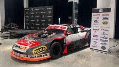 El Dodge de Quintana con el que participa en TC Pista Mouras