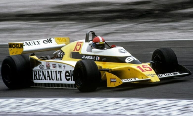 Jabouille fue el piloto que guió al triunfo al Renault V6 turbo