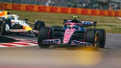 El rendimiento del Alpine fue bajo en las rectas