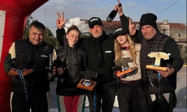 Giuliana y Franca subieron al podio