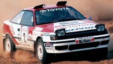 Moya y Sainz en el Toyota WRC