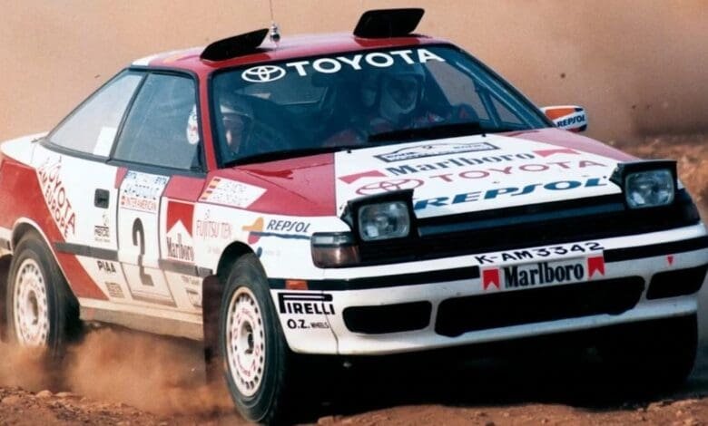 Moya y Sainz en el Toyota WRC