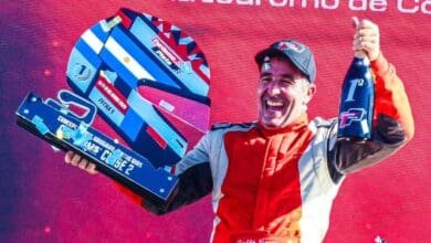 Vázquez celebra con todo en el podio