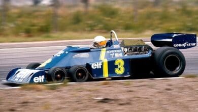 El Tyrrell P34 rumbo a la victoria