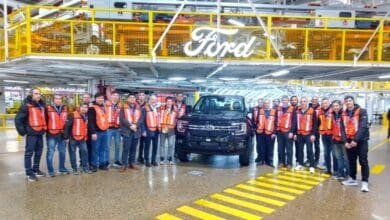 La comitiva de la ACTC en Ford