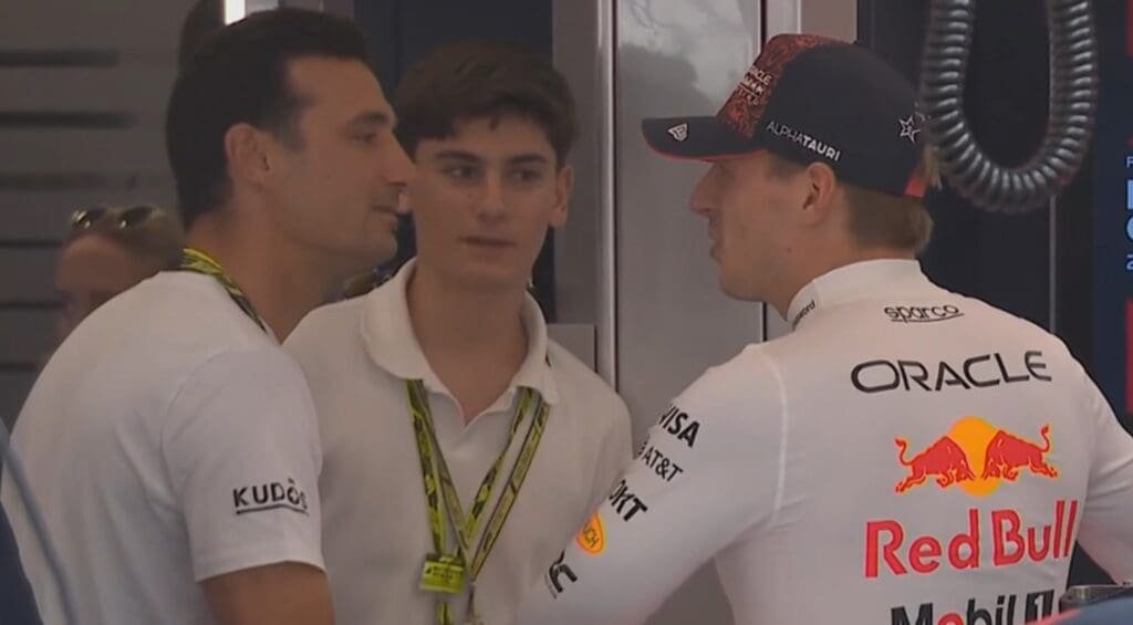 ¡Muuuuuchachos!: Scaloni visitó a Colapinto en Spa 3 Scaloni Max