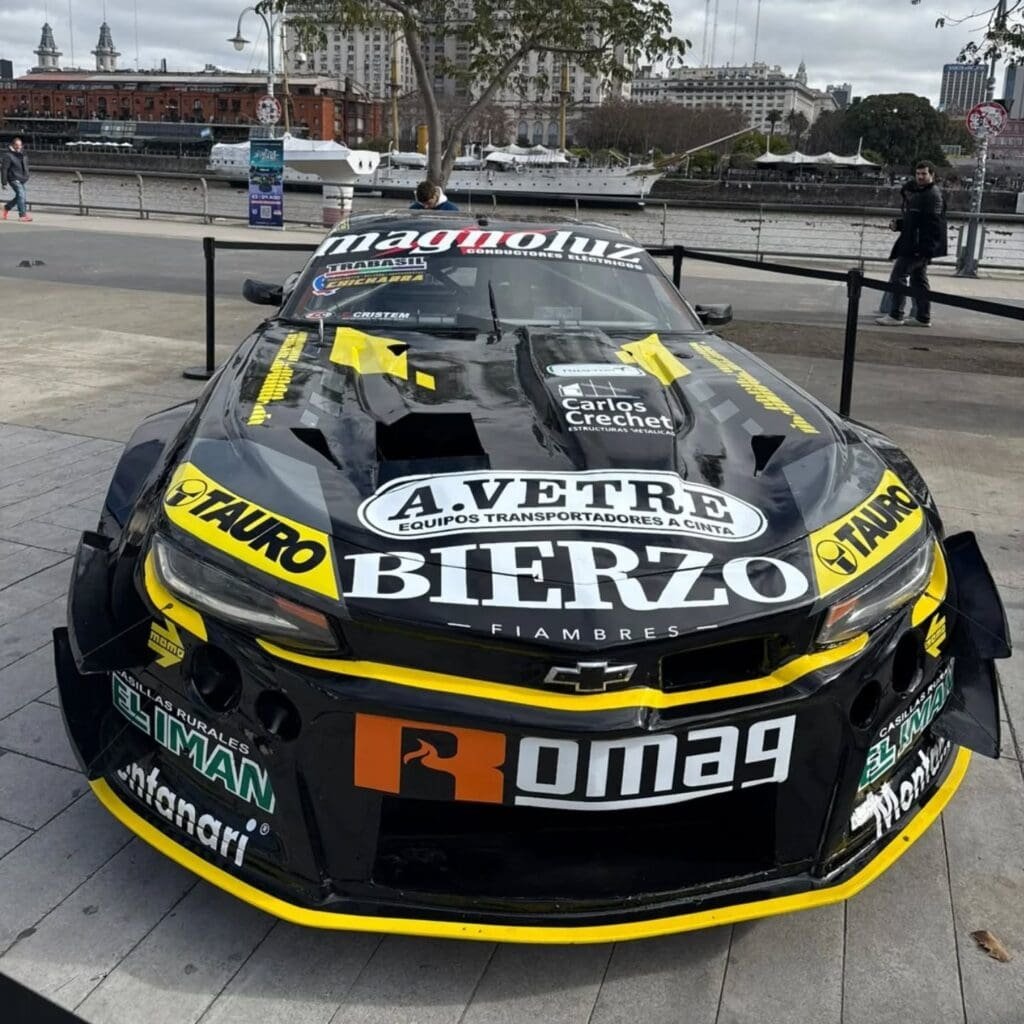 Un TC en Puerto Madero: Ebarlín estuvo con su Camaro 3 TC Ebarlin Puerto Madero