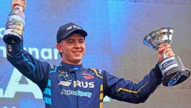 Alberti regresó al podio después de dos carreras sin hacerlo