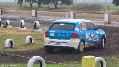 La lluvia complicó el desarrollo de la prueba