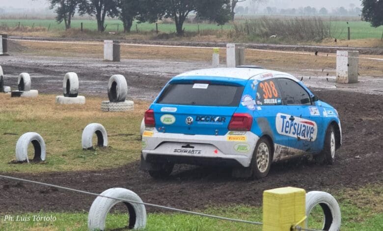 La lluvia complicó el desarrollo de la prueba