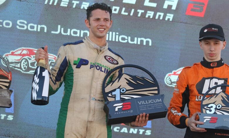 Polini aprovechó un toque y ganó en San Juan