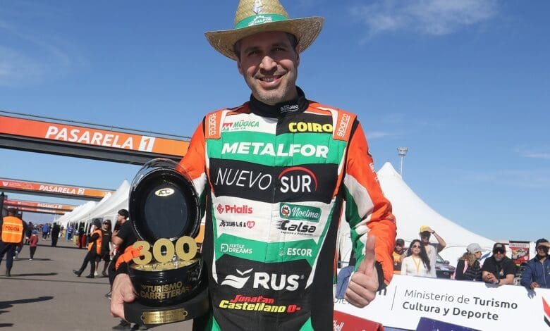 Castellano llegó a las 300 carreras