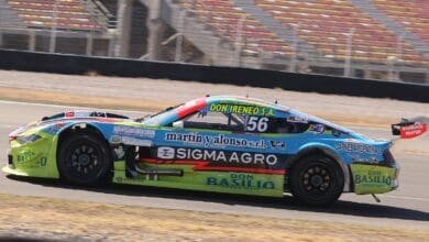 Todino fue el más veloz del día con el Mustang