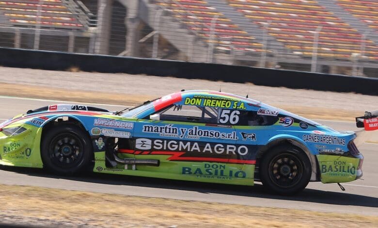 Todino fue el más veloz del día con el Mustang