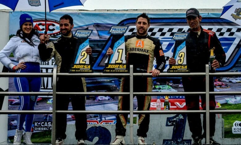 Urbieta otra vez trepó al escalón más alto del podio