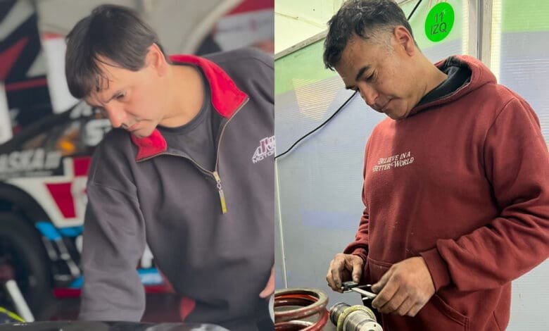 Gastón y Cristian Álvarez trabajan 24/7 en los TC